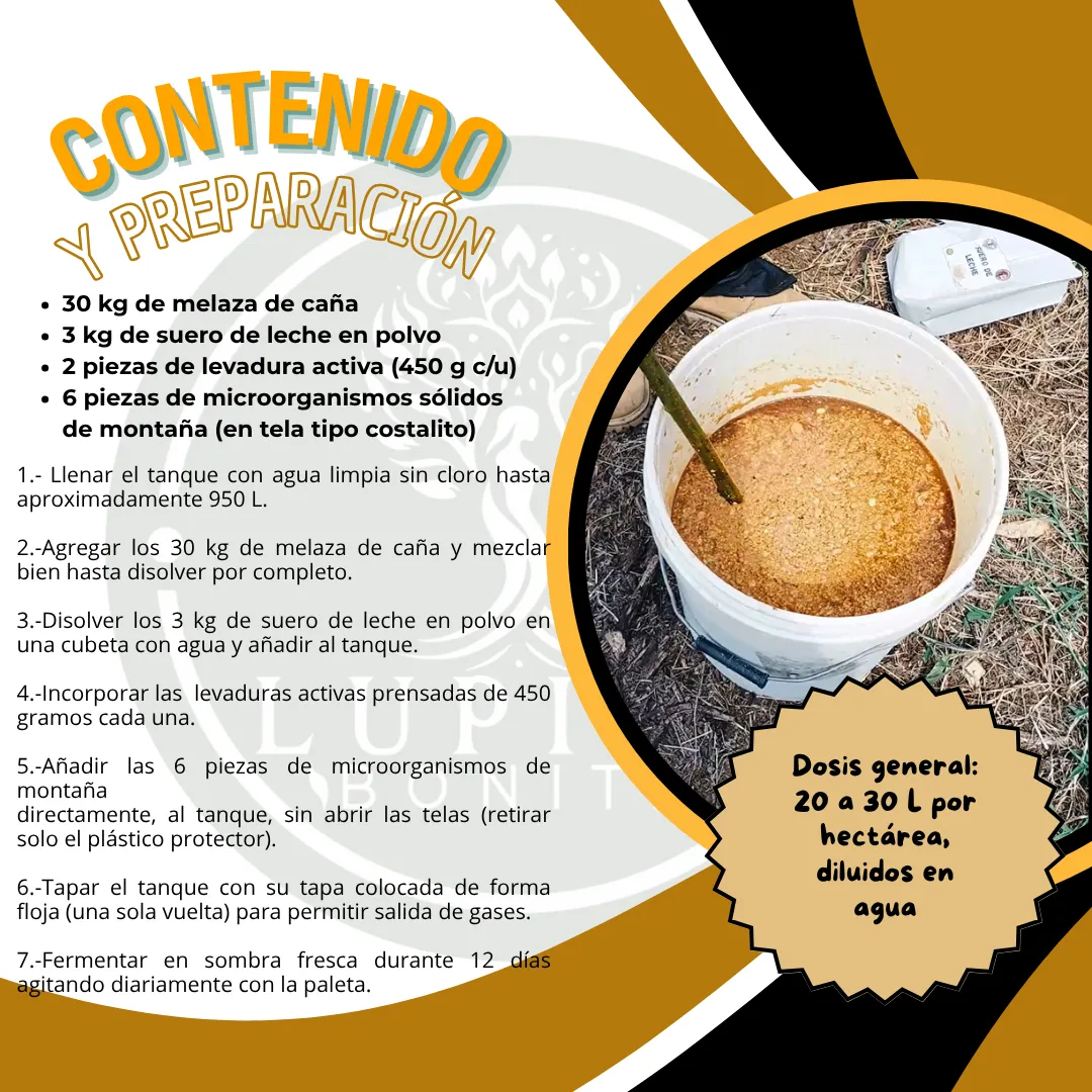 Kit Microorganismos Activados 1000 L – Bioinoculante educativo para suelos, cultivos y bioinsumos