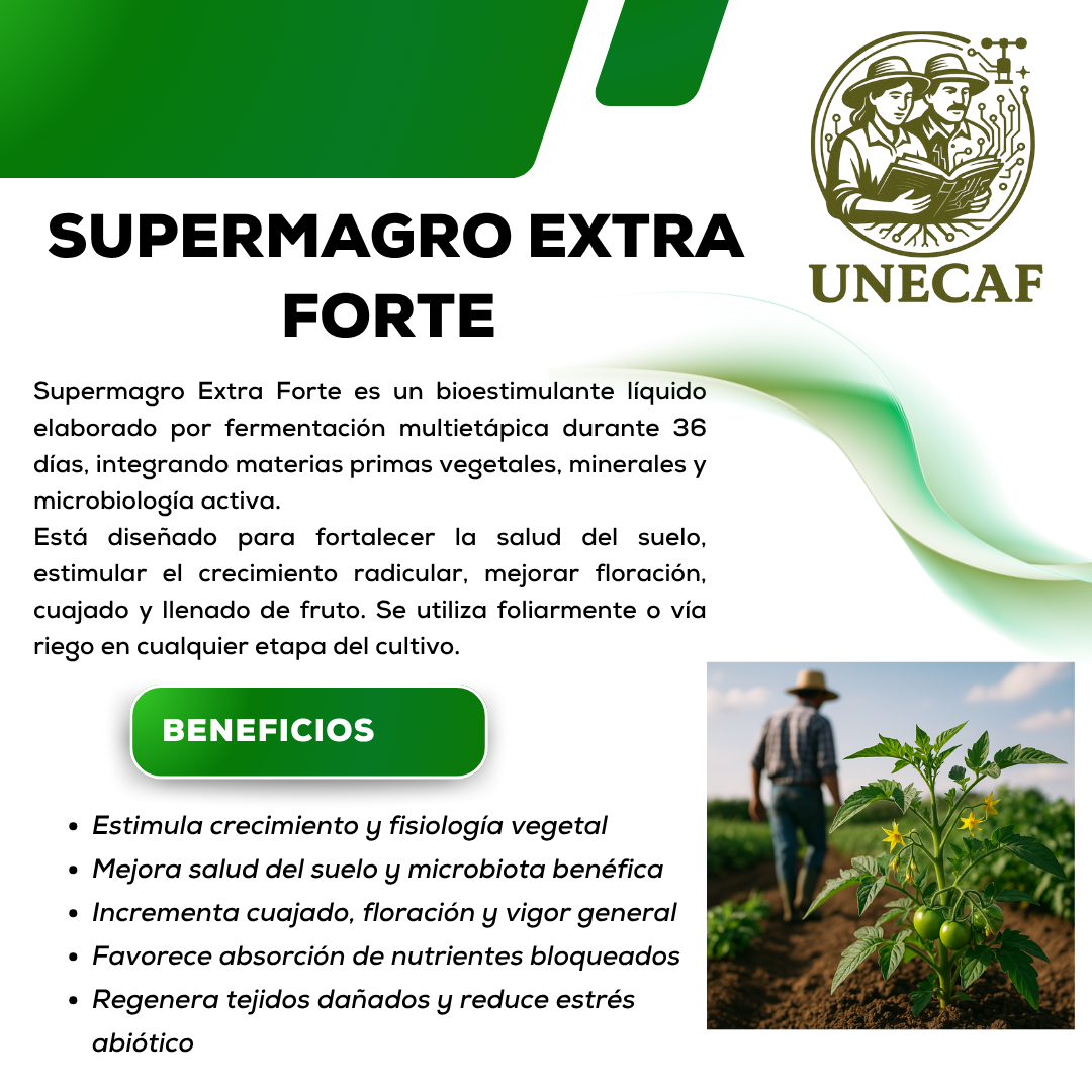 Supermagro Extra Forte – Biofermentado orgánico-mineral regenerativo con efecto multinutricional