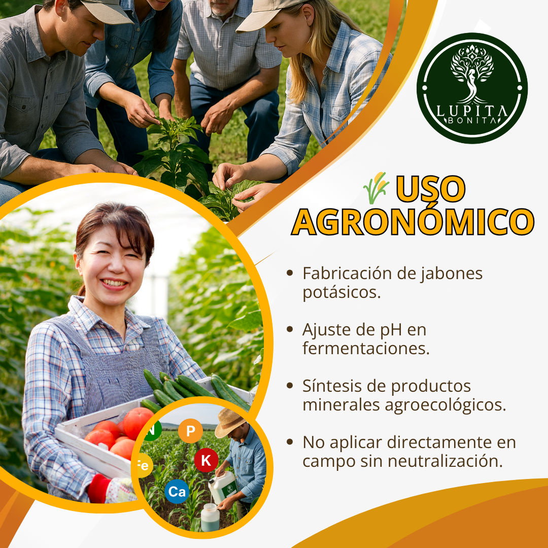 Hidróxido de Potasio – Insumo técnico para jabones potásicos y formulaciones minerales