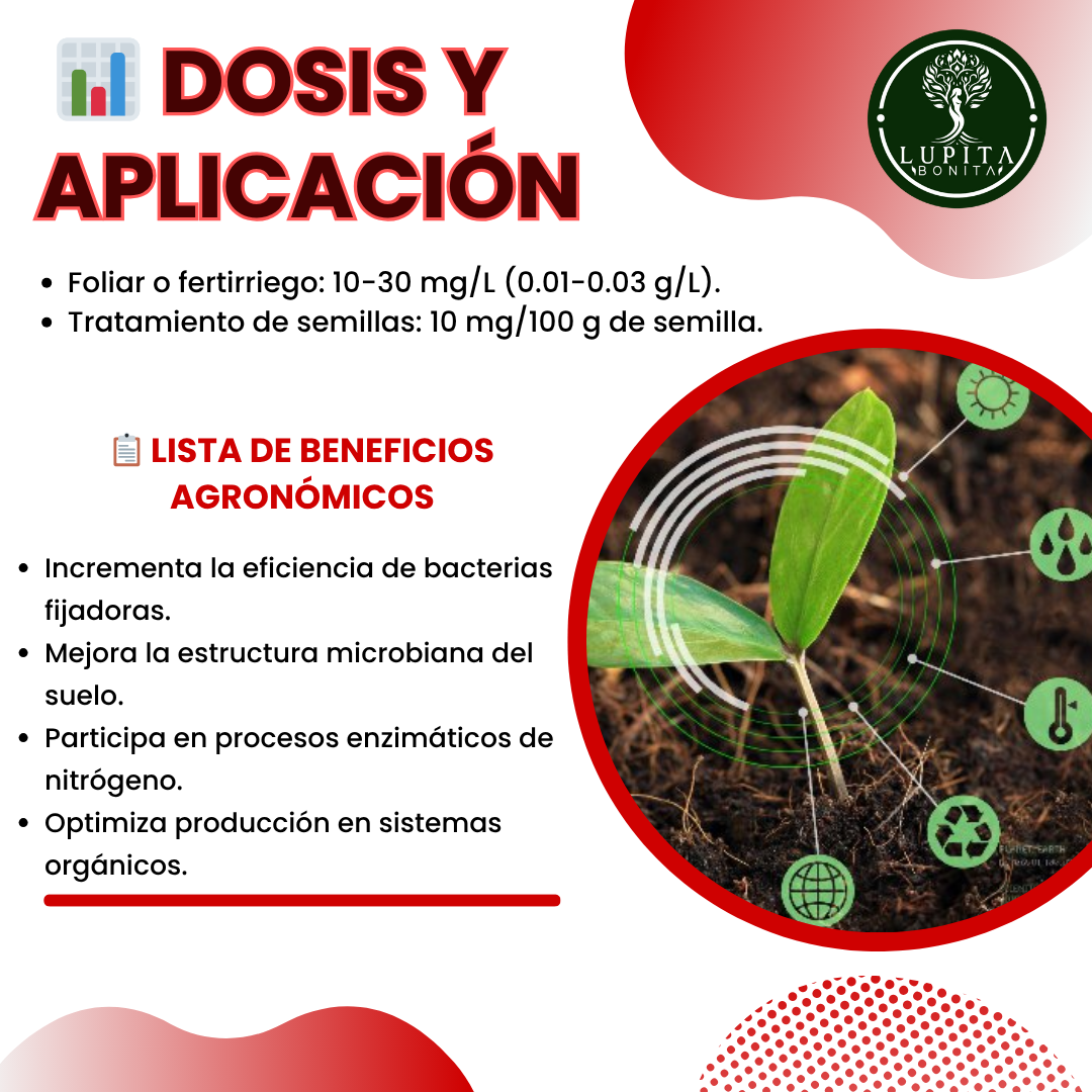 Cloruro de Cobalto Ultrasoluble Concentrado – Microelemento para fijación biológica de nitrógeno y salud microbiana