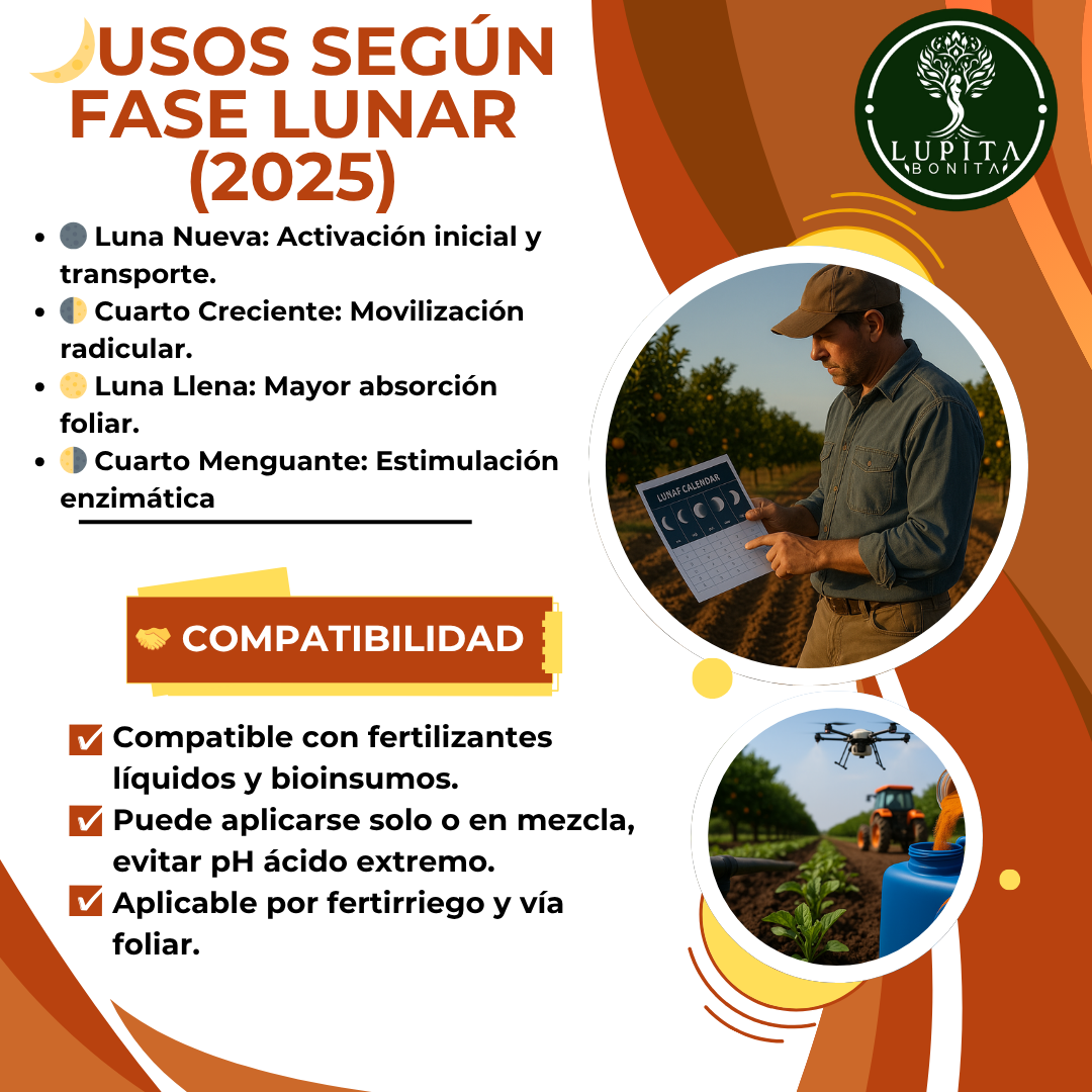 Ácidos Fúlvicos Puros Ultrasolubles – Complejo bioquímico para nutrición vegetal y gestión del estrés