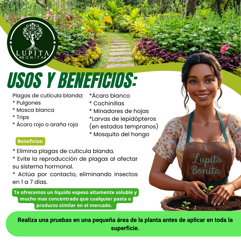 Jabón Verde Neem – Insecticida y acaricida natural de amplio espectro