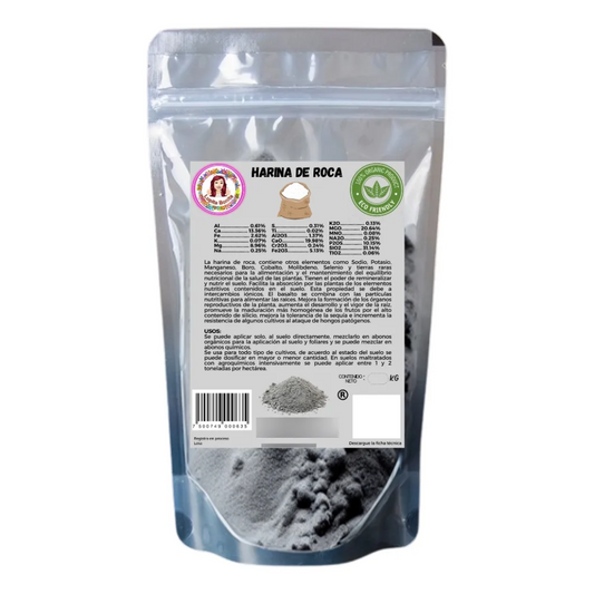Harina de Roca Ponche de Minerales – Remineralizador de suelos con aporte multielemental natural