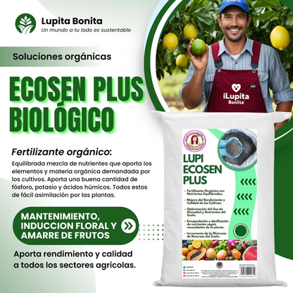 Abono Biológico ECOSEN – Enmienda mineral regeneradora con Trichoderma y ácidos húmicos