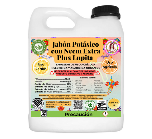Jabón Potásico con Neem Extra Plus Lupita