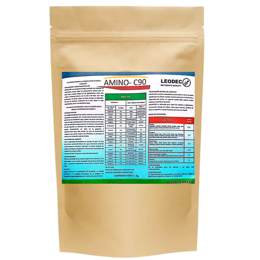 Aminoácidos Agrícolas Concentrado Ultrasoluble – Bioestimulante en polvo soluble con 90% de aminoácidos y nitrógeno orgánico