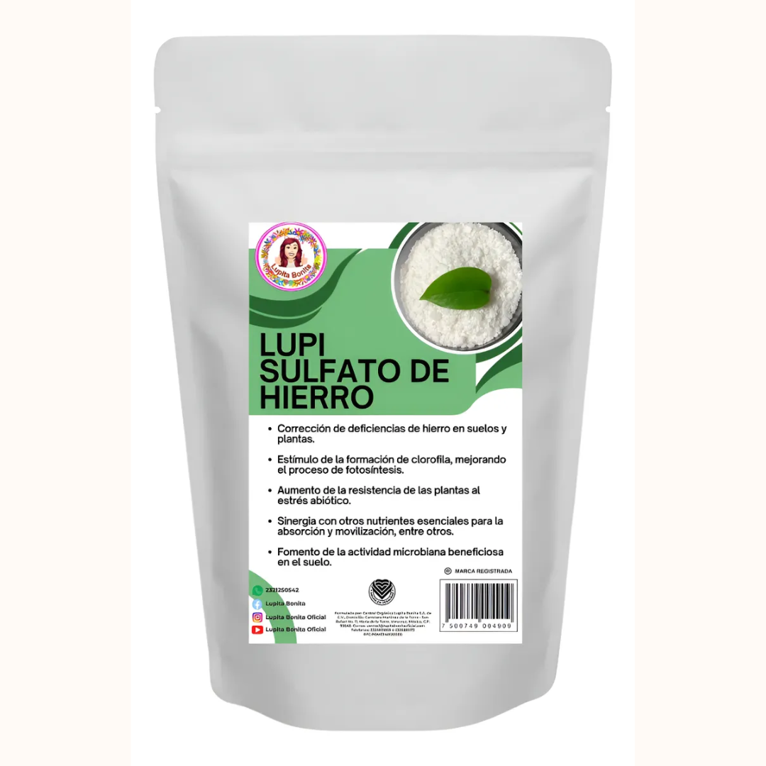 Sulfato de Hierro Ultrasoluble Concentrado – Corrector de clorosis y fuente de hierro para cultivos