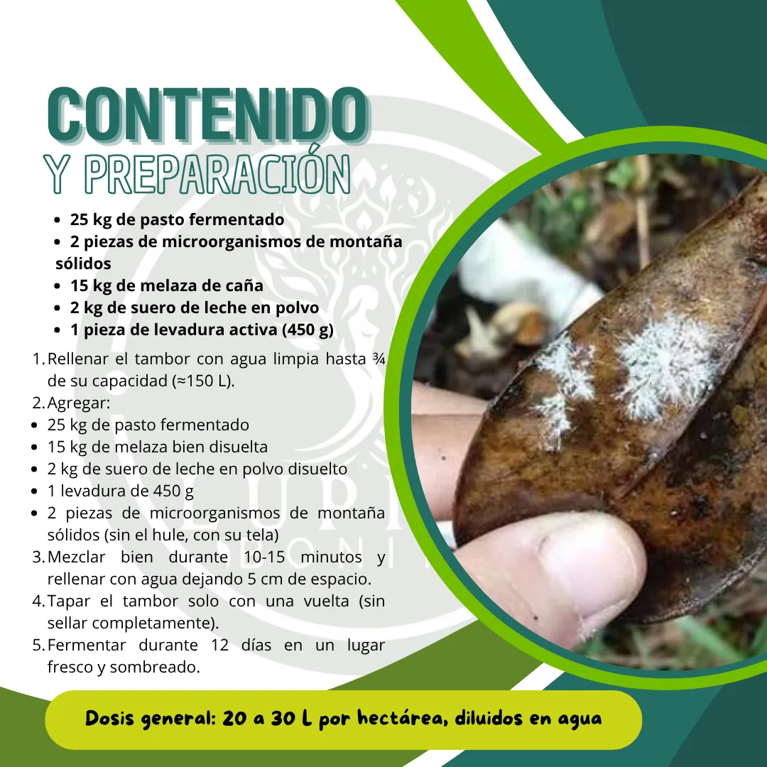 Kit Educativo de Microorganismos Activados 200 L – Bioinoculante fermentado para suelos y cultivos