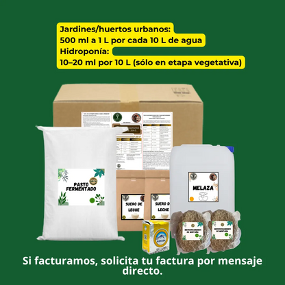 Kit Educativo de Microorganismos Activados 200 L – Bioinoculante fermentado para suelos y cultivos
