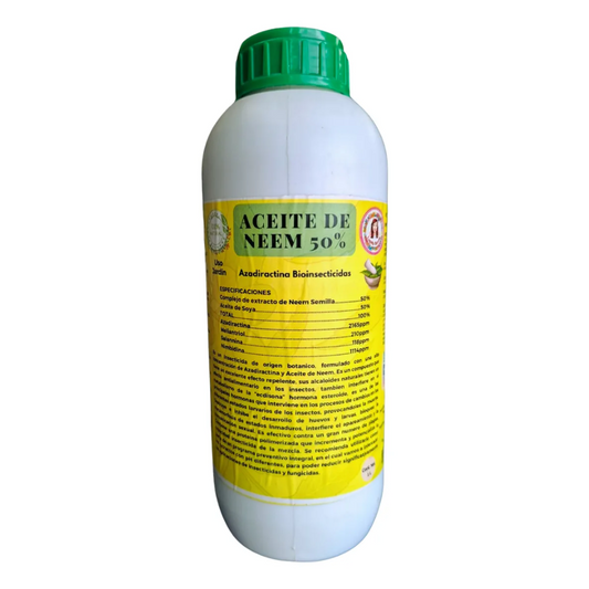 Aceite de Neem al 50% – Insecticida y antifúngico natural de amplio espectro