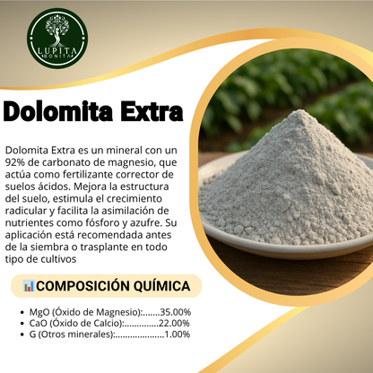 Dolomita Extra – Corrector de acidez y fuente natural de calcio y magnesio