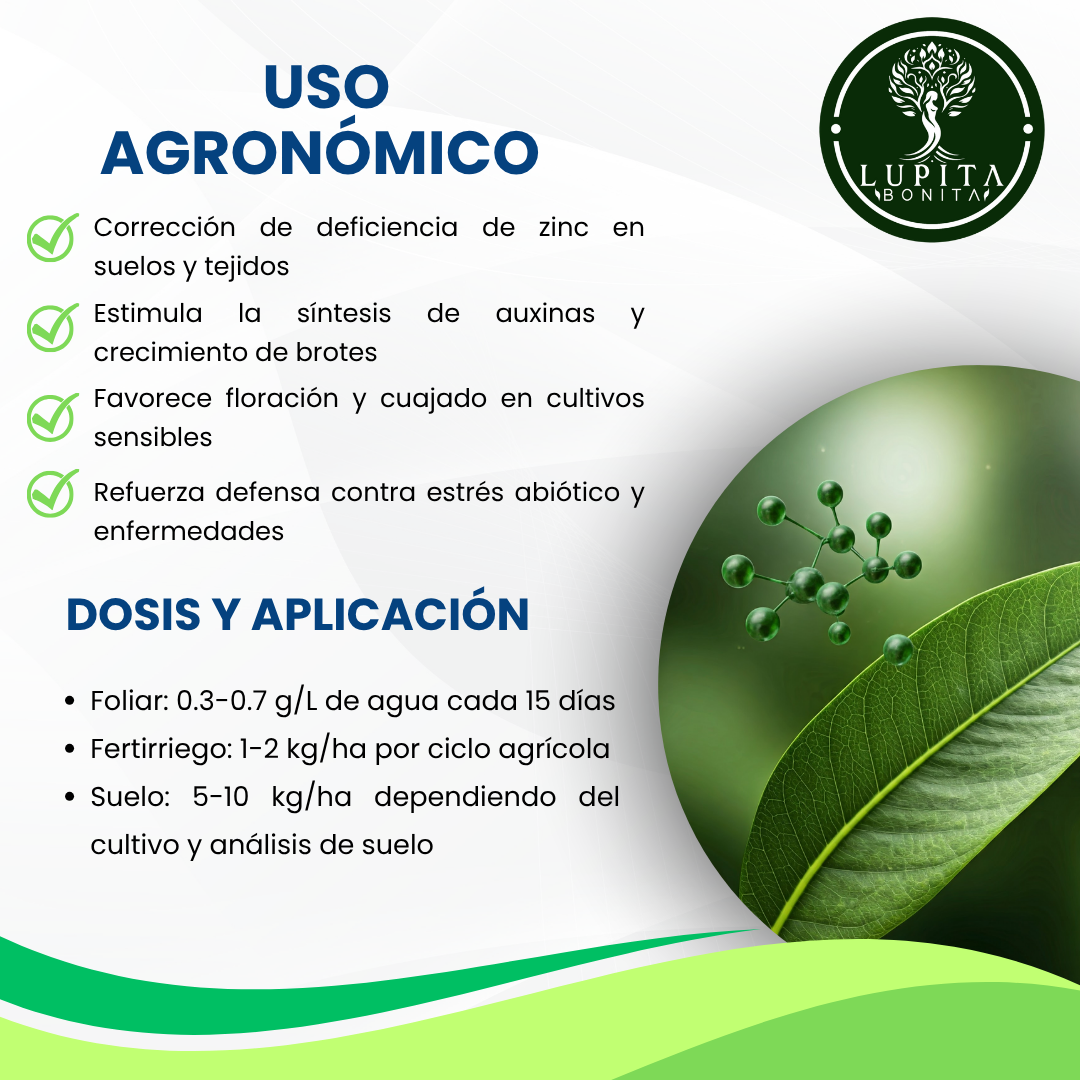 Sulfato de Zinc Ultrasoluble Concentrado – Fertilizante mineral corrector de deficiencias