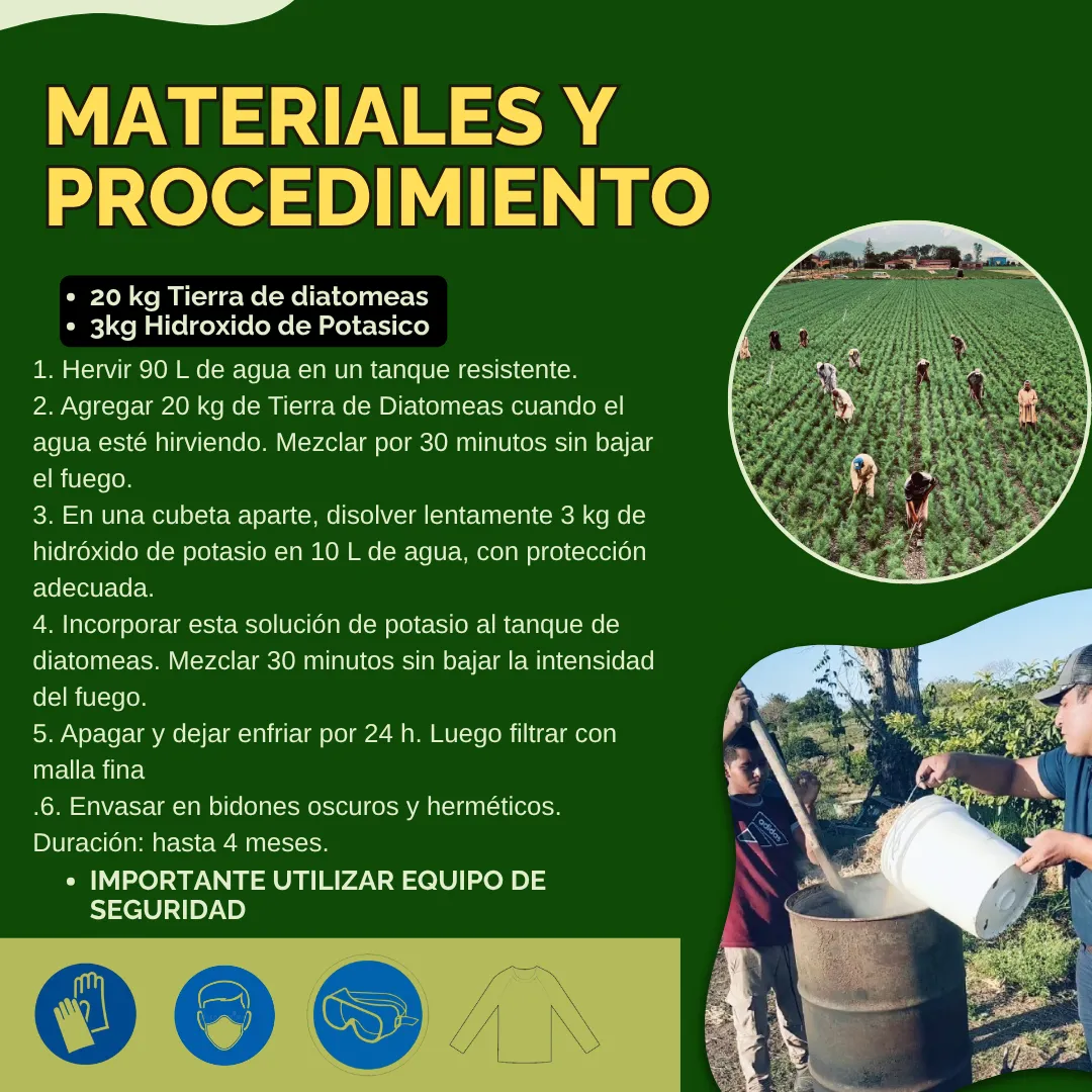 Kit Silicato de Potasio 100 L – Bioinsumo preventivo contra plagas y hongos, fortalecedor estructural