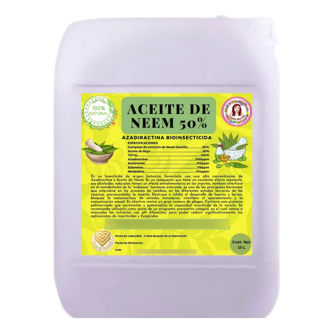 Aceite de Neem al 50% – Insecticida y antifúngico natural de amplio espectro
