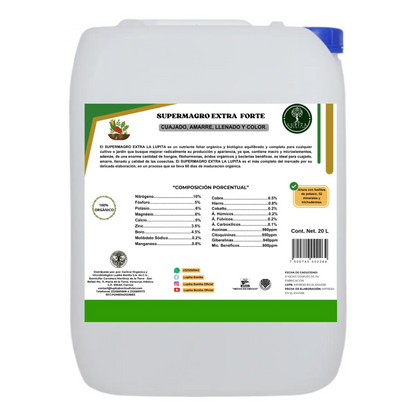 Supermagro Extra Forte – Biofermentado orgánico-mineral regenerativo con efecto multinutricional