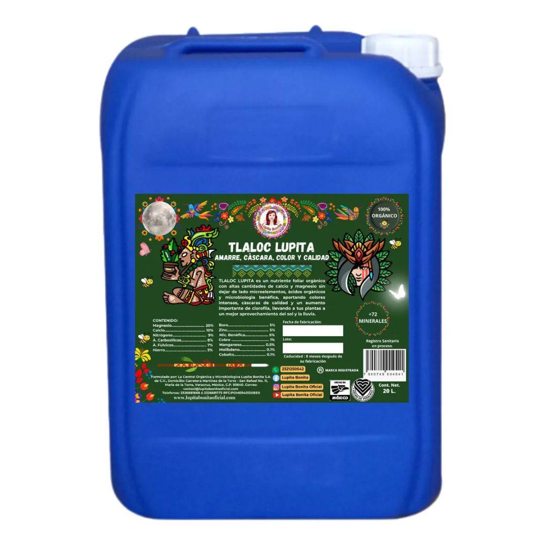 SuperTlaloc 6X – Biofertilizante fermentado regenerativo con minerales y microelementos quelatados
