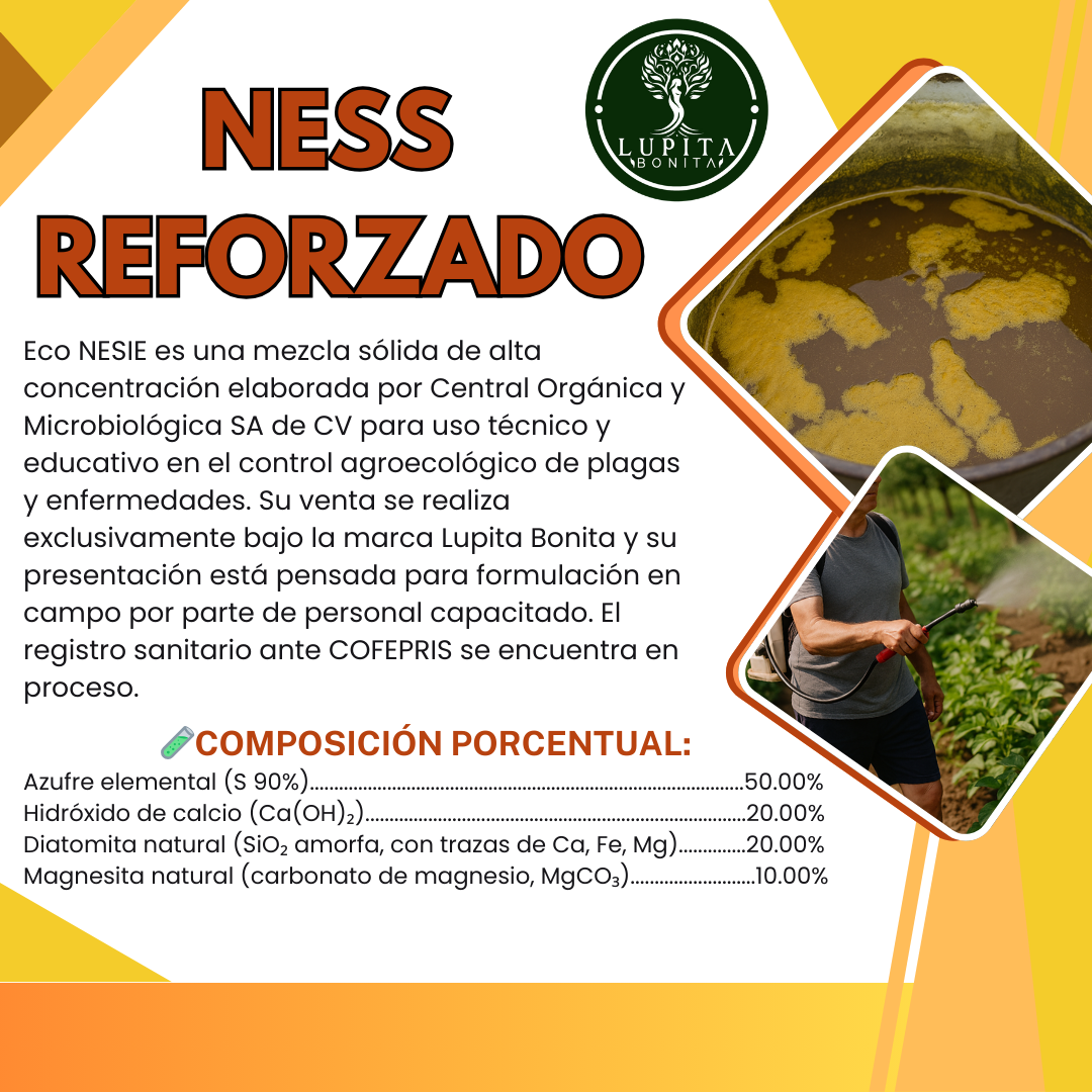 Eco NESIE – Caldo rojo agroecológico de amplio espectro para control de plagas y enfermedades
