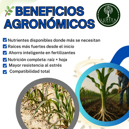 Ácidos Carboxílicos Concentrado Ultrasoluble – Bioactivador radicular y movilizador de nutrientes ultrasoluble en polvo