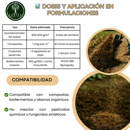 Microorganismos Sólidos de Montaña Ponche Benéfico – Inoculante sólido multiespecie para regeneración de suelos y compostas