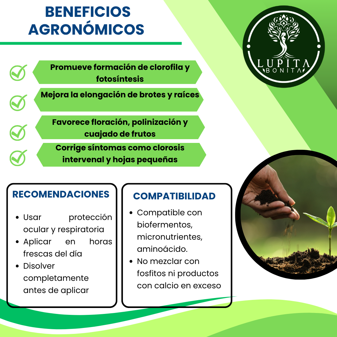 Sulfato de Zinc Ultrasoluble Concentrado – Fertilizante mineral corrector de deficiencias