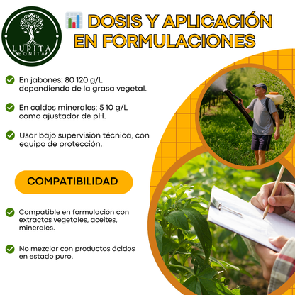 Hidróxido de Potasio – Insumo técnico para jabones potásicos y formulaciones minerales