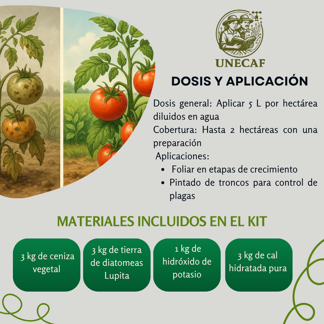 Kit Lechada de Lejía 10 L – Fungicida e insecticida mineral para protección de cultivos y troncos