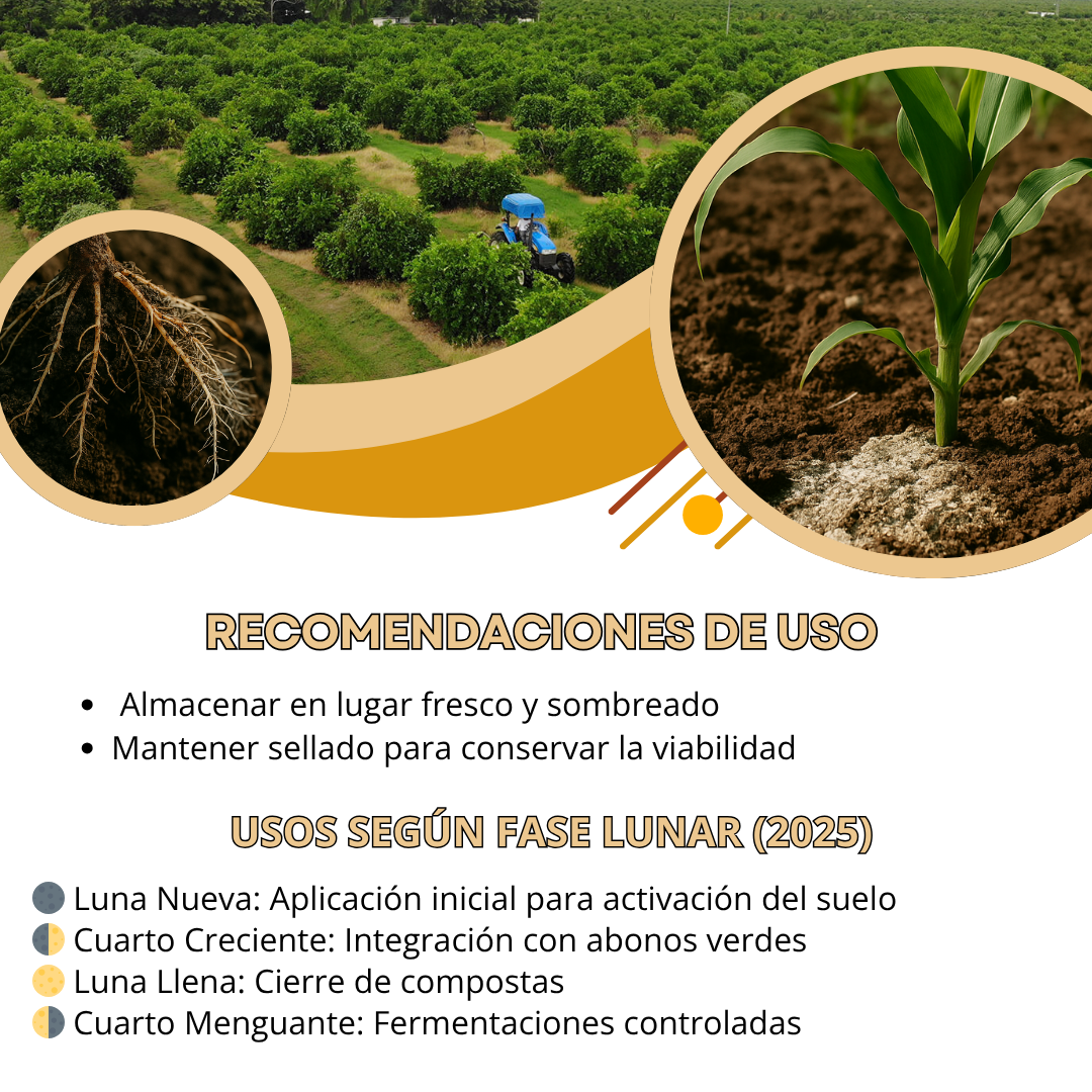 Microorganismos Sólidos de Montaña Ponche Benéfico – Inoculante sólido multiespecie para regeneración de suelos y compostas