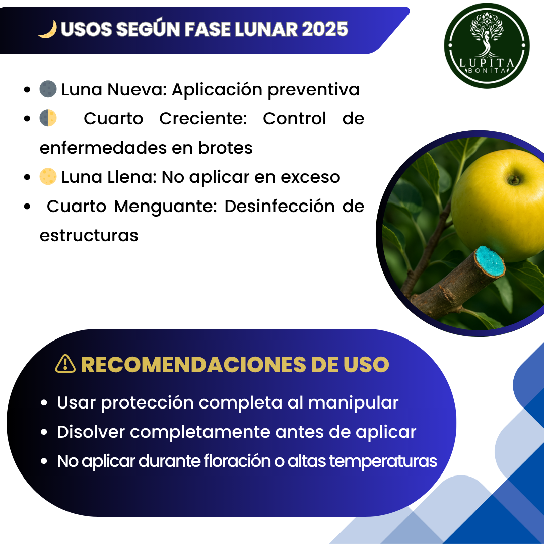 Sulfato de Cobre Ultrasoluble Concentrado – Fungicida, bactericida y corrector de deficiencias de cobre