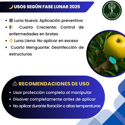 Sulfato de Cobre Ultrasoluble Concentrado – Fungicida, bactericida y corrector de deficiencias de cobre