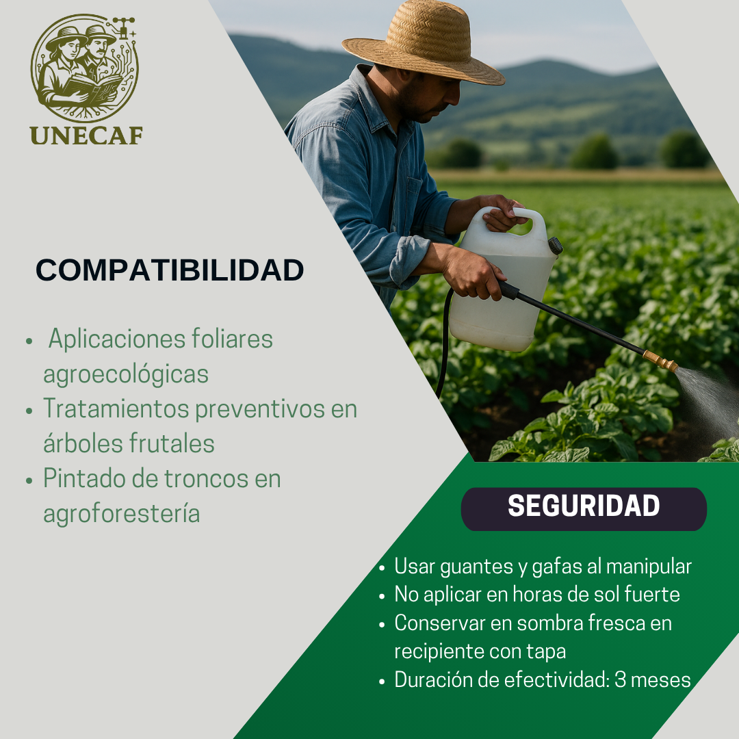 Kit Lechada de Lejía 10 L – Fungicida e insecticida mineral para protección de cultivos y troncos