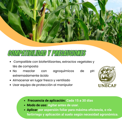 Supermagro Extra + Tlaloc – Biofermentado líquido multinutriente quelatado para nutrición integral de cultivos