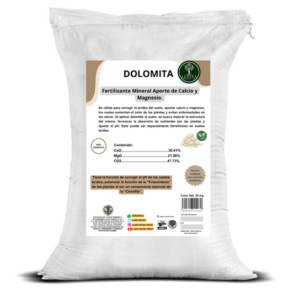 Dolomita Extra – Corrector de acidez y fuente natural de calcio y magnesio