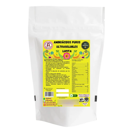Aminoácidos Puros Ultrasolubles – Bioestimulante con absorción inmediata para cultivos vigorosos